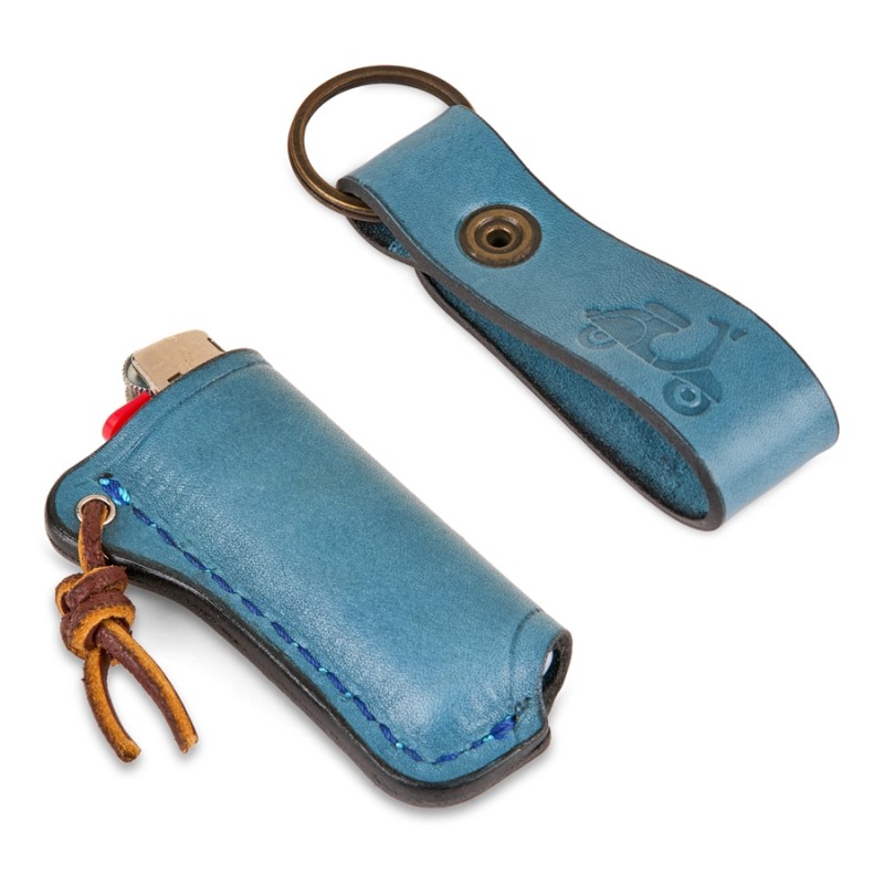 Ayı Kamp Vespa Çakmak & Anahtarlık Seti (Turkuaz)